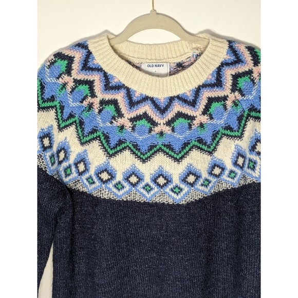 Nordic Fair Isle Sweater Sz M Festive Thick Cozy Ski Winter Chunky Cottagecore - Picture 2 of 11